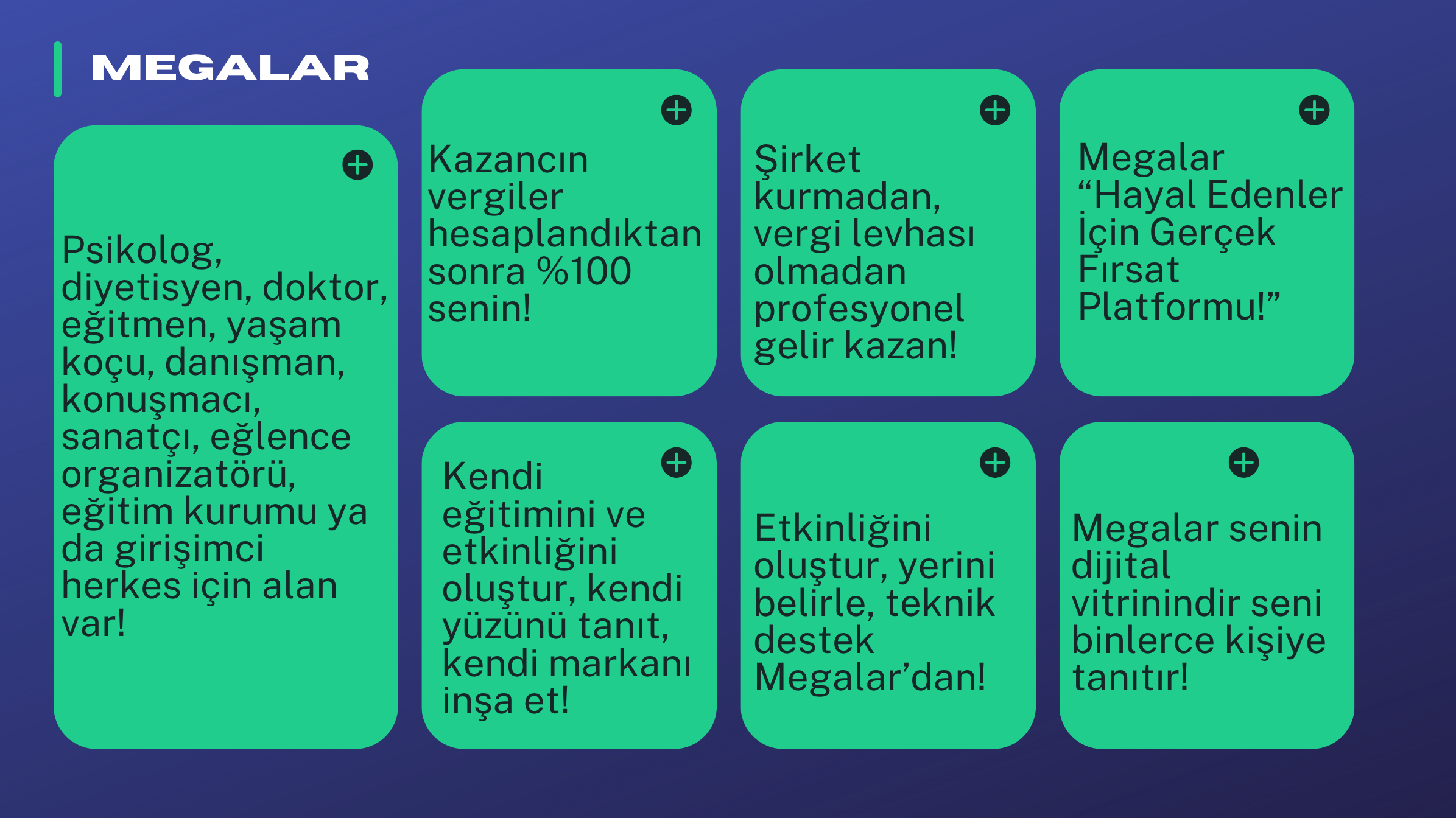 MEGALAR SENİN İÇİN SAHNEDE